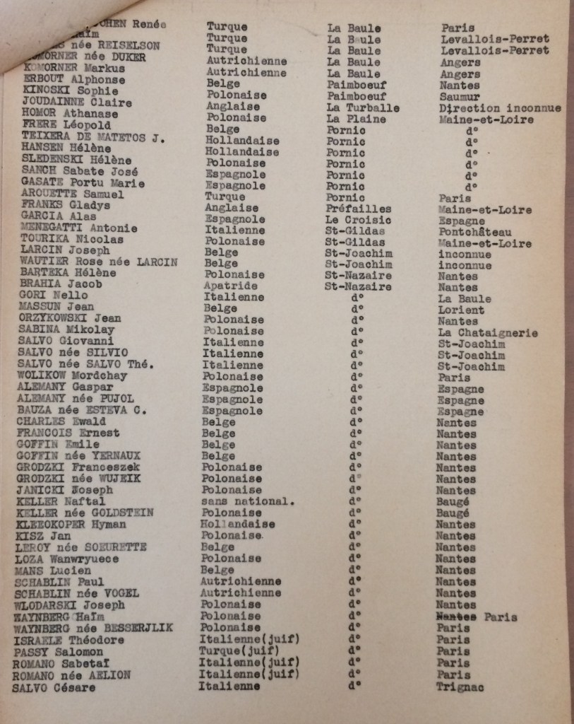 Contrôle de déplacement des Etrangers [ADLA 1803W106]