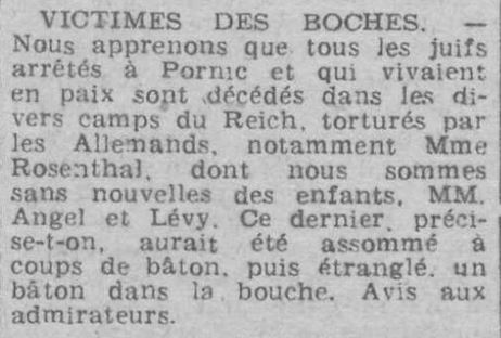 Avenir de l'Ouest 21 juin 1945 [ADLA, presse en ligne]