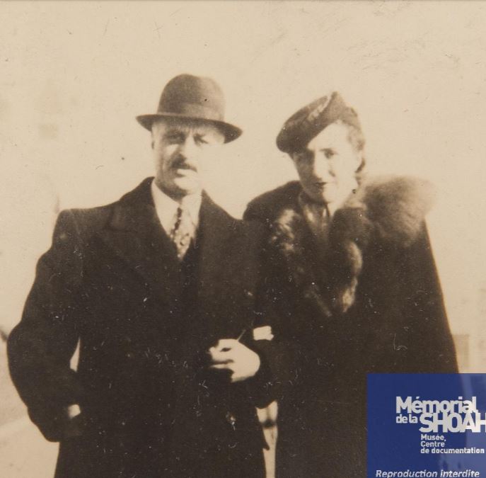 Adolphe et Janine ALEXANDRE [CDJC, Memorial de la Shoah, Paris]