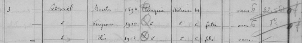 Recensement 1936 Le Perreux-sur-Marne [Archives Départementales de la Seine-et-Marne, D2M8 803]