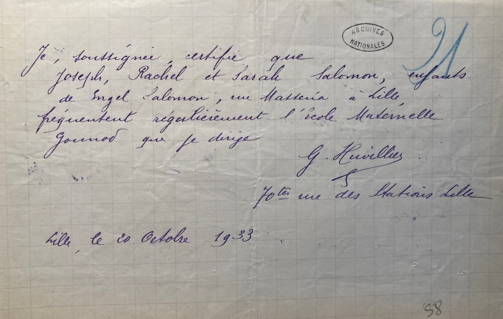 Dossier de naturalisation de Salomon ANGEL [AN BB/11/13308 dossier n°24373X30]
