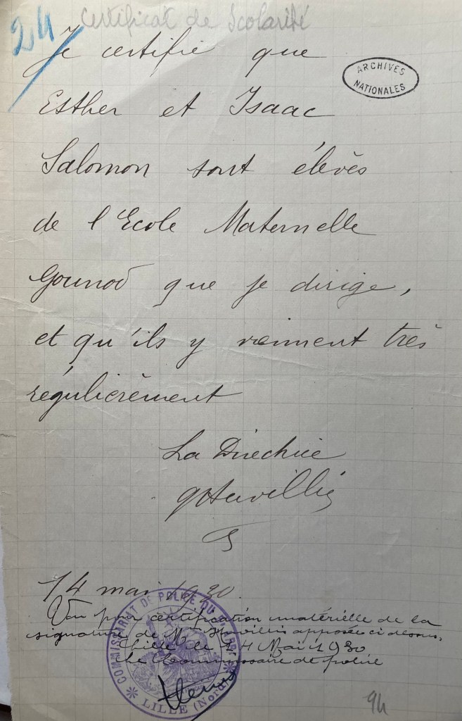 Dossier de naturalisation de Salomon ANGEL [AN BB/11/13308 dossier n°24373X30]