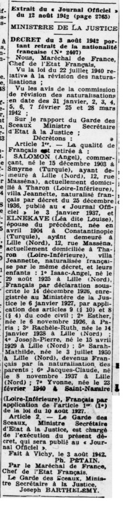 Le Phare 29 septembre 1942 [ADLA, presse en ligne]