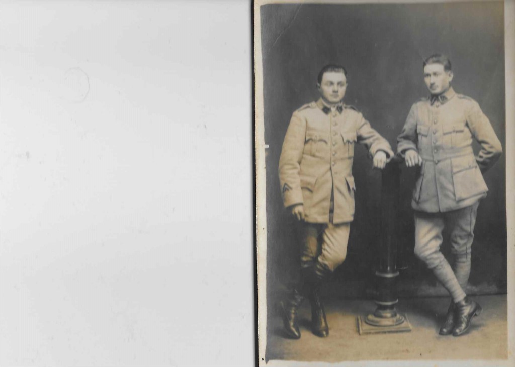 Louis RENAUD (à gauche)  © collection particulière famille RENAUD