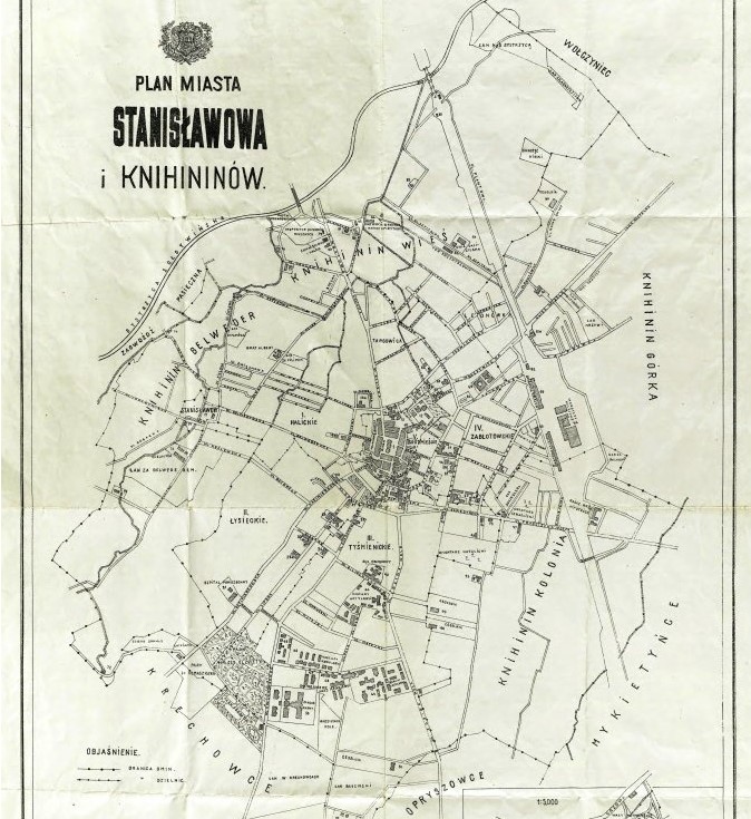 Plan Stanislawowa 1919 
