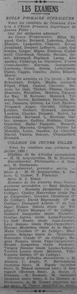 Echo de la Loire 08 juillet 1936 p.5 [ADLA, presse en ligne]