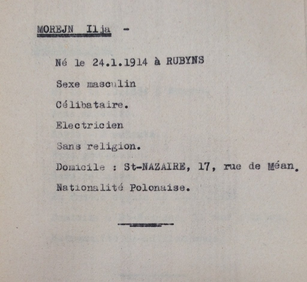 Fiches Polonais 1943[ADLA 1694W25]